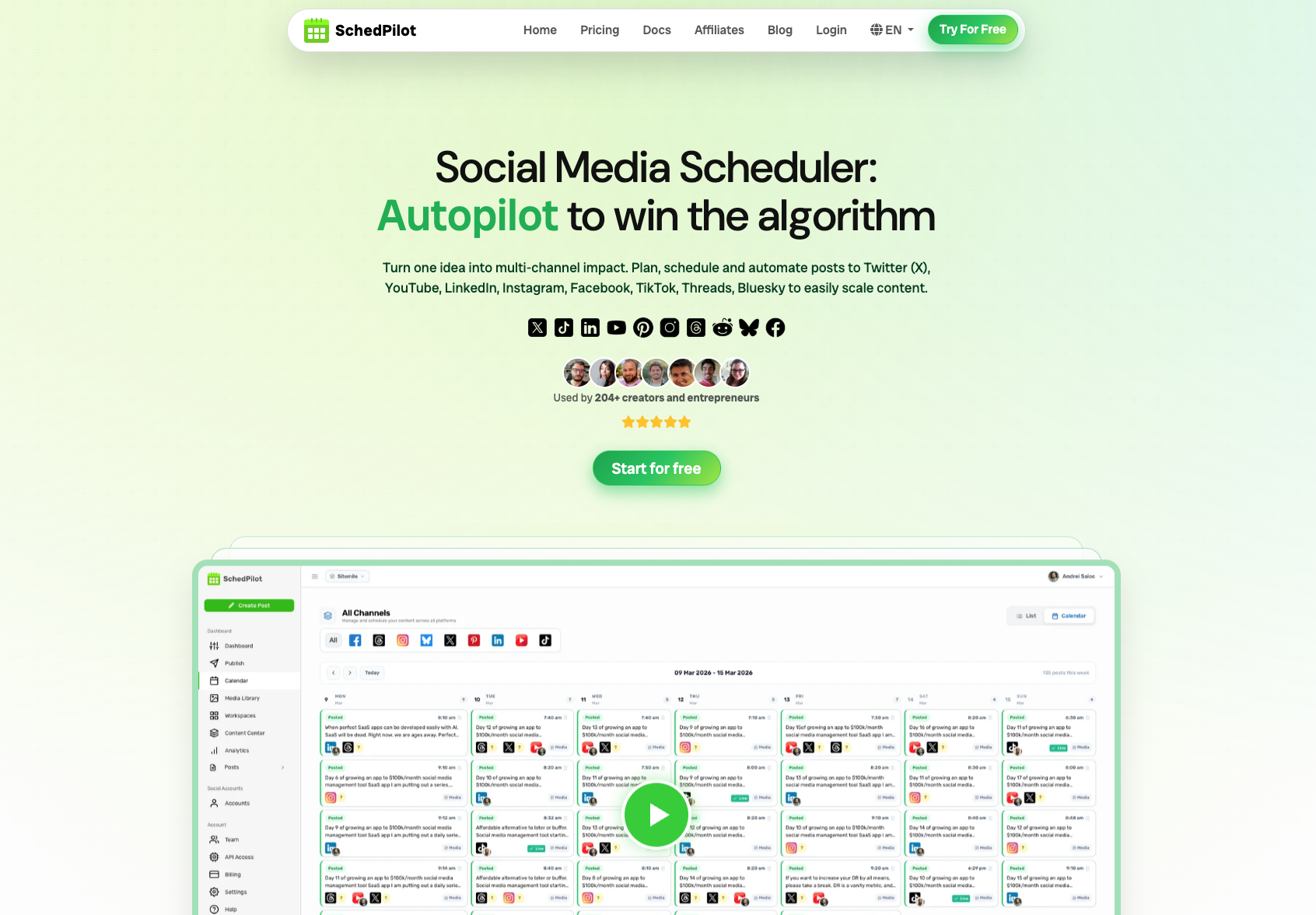 SchedPilot — social media management tool for e-commerce brands